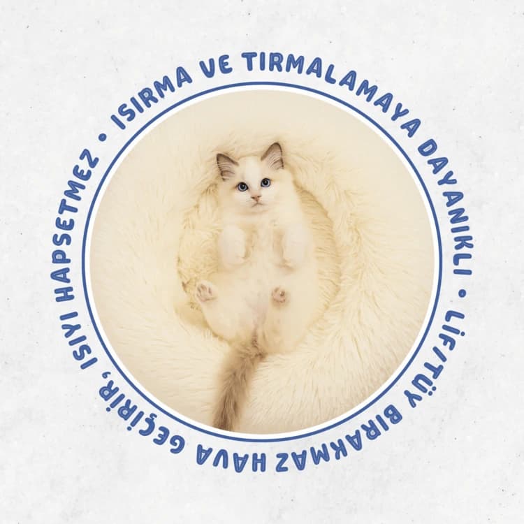 Furavo Pofu Nest Kedi Yatağı - görsel 9